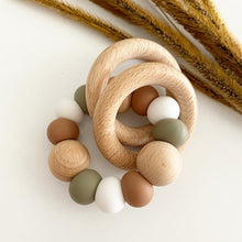 Pastarro Beebs'n Beads Beißring "Noud" braun/weiß Bild 1