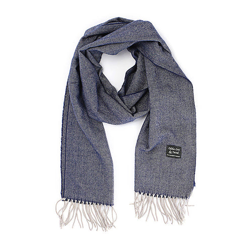 Pastarro Celtic Knitwear Schal, blau gemustert Bild 1
