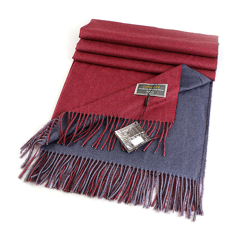 Pastarro Celtic Knitwear Schal, rot/blau Bild 1