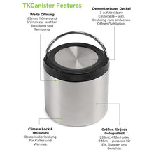 Pastarro Klean Kanteen Kanister Thermo "TK Canister" 946 ml, Brushed Stainless Bild 6