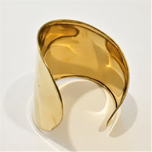 Armreifen Offen Messing Gold