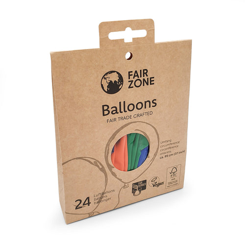 FAIR ZONE Ballon Mix, 24 Stück