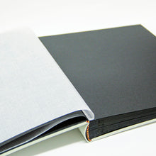 Fotoalbum "Leinen" medium, blassgrün Innenansicht
