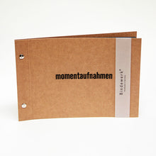 Fotoalbum "Momentaufnahmen", natur-braun