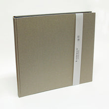 Fotoalbum "Leinen" groß, olive