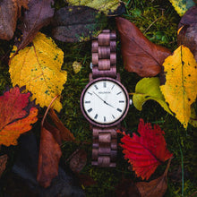 Armbanduhr "Herbstdämmerung" (Walnuss/Ahorn)