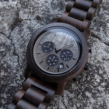 Armbanduhr "Nordwand" (Sandelholz/Felsgrau)