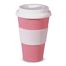 Bambusbecher "to go", large, pink