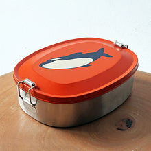 Lunchbox Edelstahl "Orca" auf Tisch