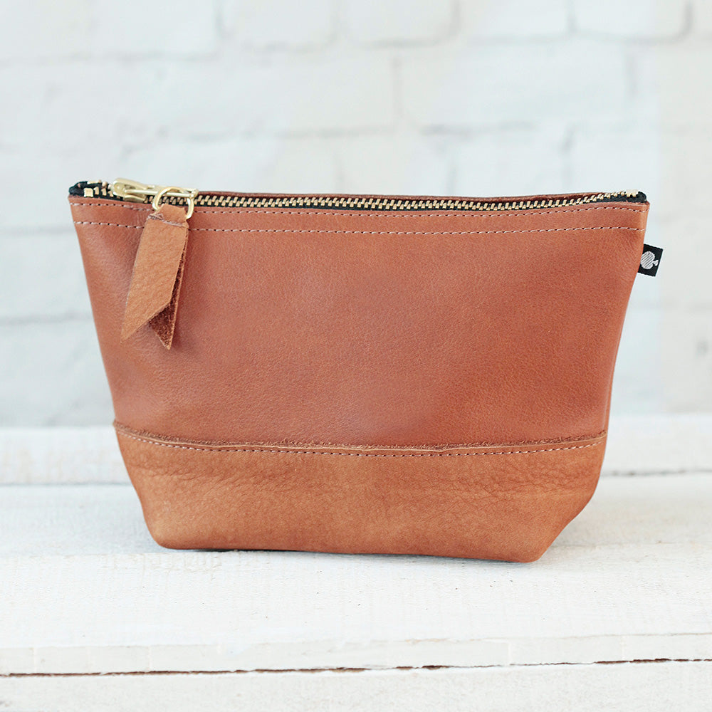 Kosmetiktasche Echtleder 