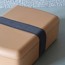 Lunchbox "Time Out Box", braun Nahaufnahme