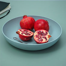 Bambusschale "Mega Bowl", blau mit Granatapfel