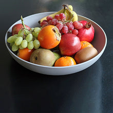Bambusschale "Mega Bowl", blaun mit Obst