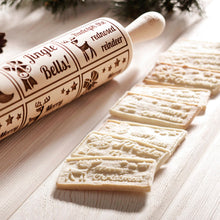 Nudelholz "Christbaumschmuck" klein