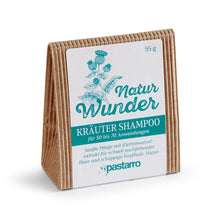 Festes Kräuter Shampoo "Natur Wunder" Verpackung