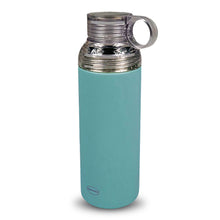 Thermosflasche mit Tasse, hellblau