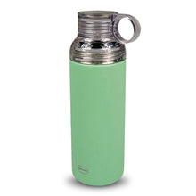 Thermosflasche mit Tasse, vintagegrün