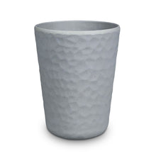 Becher "hammered" bambus, grau