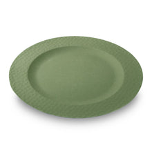 Teller "Large Plate, hammered" grün