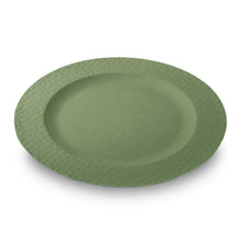 Teller "Large Plate, hammered" grün