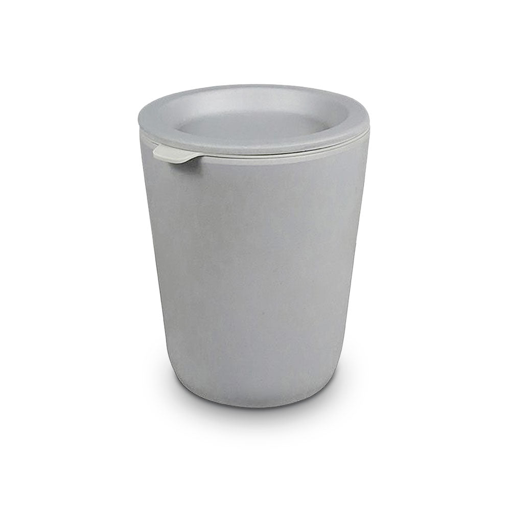 Bambusdose verschließbar, grau, 750 ml