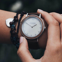 Armbanduhr "Griffith Park" (Walnuss/Marmor)
