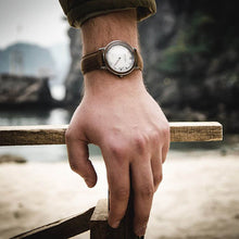 Armbanduhr "Griffith Park" (Walnuss/Marmor)