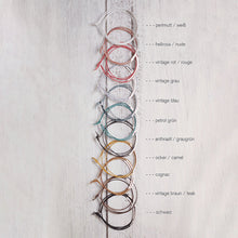 Armband "Echtleder", rhodiniert, anthrazit