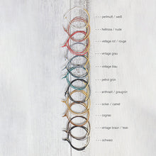 Armband "Echtleder", vergoldet,  malve