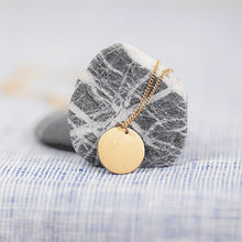 Kette "Dot", lang, vergoldet