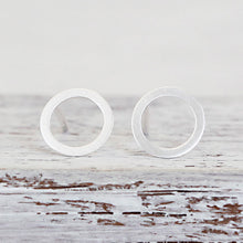 Ohrstecker "Circle", silber