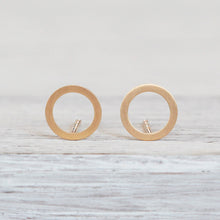 Ohrstecker "Circle" vergoldet