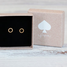 Ohrstecker "Circle" vergoldet
