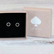 Ohrstecker "Circle", silber