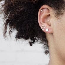 Ohrstecker "Circle", silber