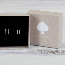 Ohrstecker "Bar" S silber